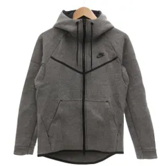 ナイキ NIKE テックフリースウインドランナー TECH FLEECE WIND RUNNER パーカー フーディー S ジップアップ グレー 805145-091 /NU