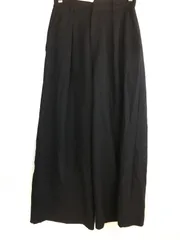 URBAN RESEARCH DOORS ワイドパンツ レディース 36 ブラック 4011202512150029