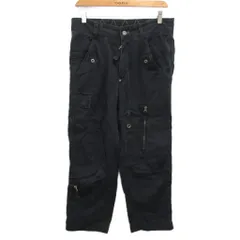 ポロ バイ ラルフローレン Polo by Ralph Lauren カーゴパンツ マルチポケット 黒 ブラック 30/30 約S