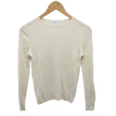 ユナイテッドアローズ UNITED ARROWS ニット セーター 長袖 絹 シルク混 カシミヤ混 アイボリー 1513-106-4027