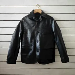 SICONS 80sレザーカーコート　ブラックレザージャケットRRL SICONS 80sレザーカーコート ブラックレザージャケットRRL - メルカリ