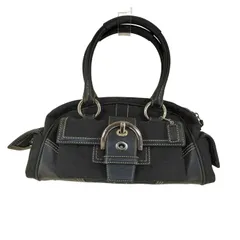 コーチ COACH ミニシグネチャー キャンバス ハンドバッグ レディース 表記無 
