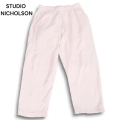 STUDIO NICHOLSON × SUNSPEL スタジオニコルソン×サンスペル コットン フリース バック スウェット パンツ Sz.M メンズ 白のサムネイル