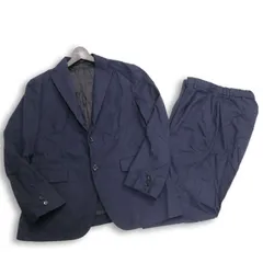 BEAUTY&YOUTH ユナイテッドアローズ 秋冬 DELEGANT サキソニー★ ジャケット&イージー パンツ セットアップ Sz.L メンズ 紺