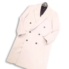 Paul Smith ポールスミス メインライン★ 秋冬 メルトン ウール ダブル チェスター コート Sz.S メンズ 日本製 定価9.3万