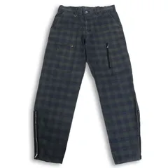 SOPHNET. ソフネット 通年 裾ジップ★ ブラックウォッチ チェック柄 カーゴ パンツ Sz.L　メンズ 日本製のサムネイル