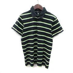 タケオキクチ TAKEO KIKUCHI ポロシャツ ボーダー 半袖 3 M～L マルチカラー /YI