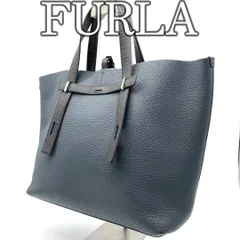 フルラ ジョーヴェ トートバッグ レザー シボ革 肩掛け ビジネスバッグ A4収納 通勤 通学 メンズ レディース ネイビー FURLA Giove Leather Tote Bag