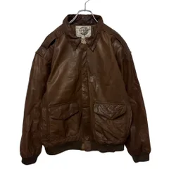 【GⅢ】 A-2タイプ 裏地地図柄 本革 レザーフライトジャケット S-3947