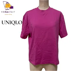 UNIQLO ユニクロ エアリズムコットンオーバーサイズTシャツ ピンク M  完売カラー 希少色 5分袖 クルーネック Ｔシャツ レディース トップス カジュアル 春夏 人気モデル 無地 高機能素材