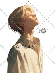 A-1643 メンズ ステッカー sticker 素材 コラージュ collage シール achashop