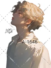 A-1646 メンズ ステッカー sticker 素材 コラージュ collage シール achashop