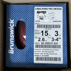 X - MAS ライノ プロ ヴィンテージ 15 """ ( """ BRUNSWICK(ブランズウィック) ボーリング )