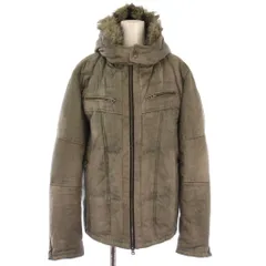 トルネードマート TORNADO MART マイクロスエードダウンジャケット アウター ジップアップ フード フェイクファー 装飾 LL グレー TBL-6607 /BB