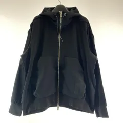 【中古】C DIEM ジップパーカー サイズL ブラック MSC-21005 カルペディエム[17]