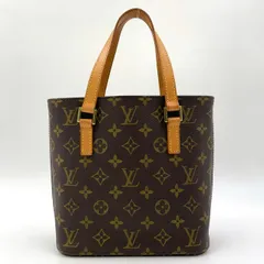 LOUIS VUITTON ヴァヴァンPM モノグラム モノグラム レザー×PVC ブラウン ハンドバッグ ゴールド M51172