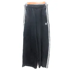 アディダスオリジナルス adidas originals パンツ ジャージ スウェット ライン 刺繍 XS 黒 ブラック /AU