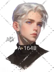 A-1648 メンズ ステッカー sticker 素材 コラージュ collage シール achashop