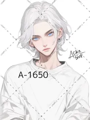 A-1650 メンズ ステッカー sticker 素材 コラージュ collage シール achashop