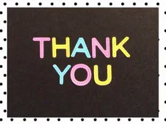 手作りアルバム仕掛け•パーツ　小さい文字　ありがとう2