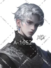 A-1652 メンズ ステッカー sticker 素材 コラージュ collage シール achashop