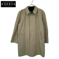 VAN JACKET ヴァンジャケット RW-77502 ベージュ×ネイビー リバーシブル ステンカラーコート L