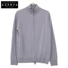 EMPORIO ARMANI エンポリオアルマーニ ｸﾞﾚｰ 8N1MUZ 1MJXZ ｳｰﾙ ﾌﾙｼﾞｯﾌﾟ ﾆｯﾄｶｰﾃﾞｨｶﾞﾝ S