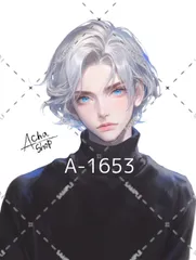 A-1653 メンズ ステッカー sticker 素材 コラージュ collage シール achashop