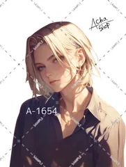 A-1654 メンズ ステッカー sticker 素材 コラージュ collage シール achashop