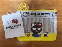 ハローキティ 50周年 ビニール フラット ポーチ バツマル
