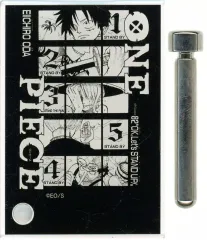 【中古】アクリルスタンド・アクリルパネル ルフィ＆ゾロ＆ナミ＆サンジ＆ウソップ 「ワンピース アクリルジオラマコレクション DOORS! 第1弾」