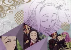 【中古】食器 竈門禰豆子(目閉じ) 紙製ランチョンマット 「鬼滅の刃 刀鍛冶の里編×ufotable DINING 第4期」 ご来店プレゼント