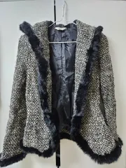 ヴィンテージ WHO フード ツイード ジャケット