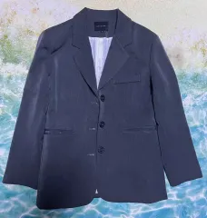 チャコールグレー ブレーザー ジャケット