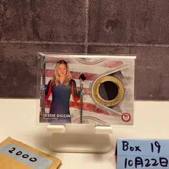 2018 Topps Jessie Diggins United States Olympic Team Memorabilia ジャージ カード