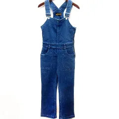 ルルオンザブリッジ LULU on the BRIDGE パンツ オーバーオール デニム ロング 34 インディゴ /RT