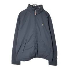 Polo by Ralph Lauren ポロ ラルフローレン ウォームアップジャケット ネイビー(メンズ L)中古 古着 V8696