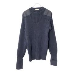 90年代 イングランド製 L.L.Bean エルエルビーン コマンドセーター アウトドア ネイビー(メンズ L)中古 古着 V8774