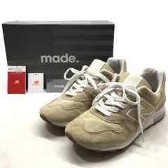 01w-4499 ニューバランス NEW BALANCE  ベージュ  28.0cm US10 UK9.5 EU44 メンズ  M1400TN スエード  スニーカー  【中古品】