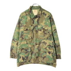 80年代 米軍実物 U.S.ARMY BDU フィールドジャケット ミリタリー ウッドランドカモ グリーン(メンズ MEDIUM REGULAR)中古 古着 V8802