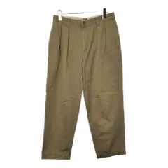 90年代 TOMMY HILFIGER トミーヒルフィガー 2タック チノパンツ ブラウン(メンズ W34 L30)中古 古着 V8833