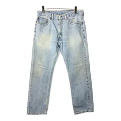 Levi's リーバイス 505 デニムパンツ ブルー(メンズ W34 L30)中古 古着 V8883