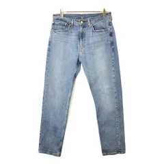 Levi's リーバイス 505 デニムパンツ ブルー(メンズ W34 L32)中古 古着 V8884
