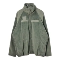 米軍実物 ECWCS GEN3 level3 フリースジャケット ミリタリー セージグリーン(メンズ X-LARGE)中古 古着 X1019