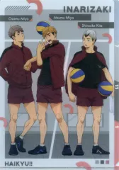 【中古】クリアファイル 稲荷崎高校 朝 3ポケットA4クリアファイル 「ハイキュー!! フェア ～それぞれの朝～ in アニメイト」 アニメイト限定