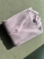 カシミア 100% カーディガン 66 インディーピンク