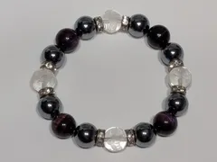 パワーストーン　天然石　ブレスレット　四神　テラヘルツ他　17cm　No.309