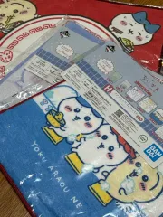 3 犬 まとめ売り ちいかわ タオル セット ラーメン くじ f 賞 （ 30cm ） 温泉 h