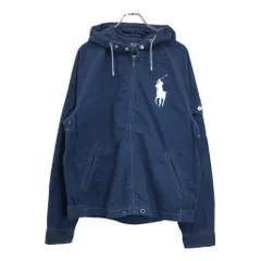 Polo by Ralph Lauren ポロ ラルフローレン フルジップパーカージャケット ネイビー(メンズ L)中古 古着 U8112