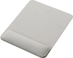 【人気商品】リストレスト付き PUレザー マウスパッド グレー Digio2 Z0632 ナカバヤシ(Nakabayashi)